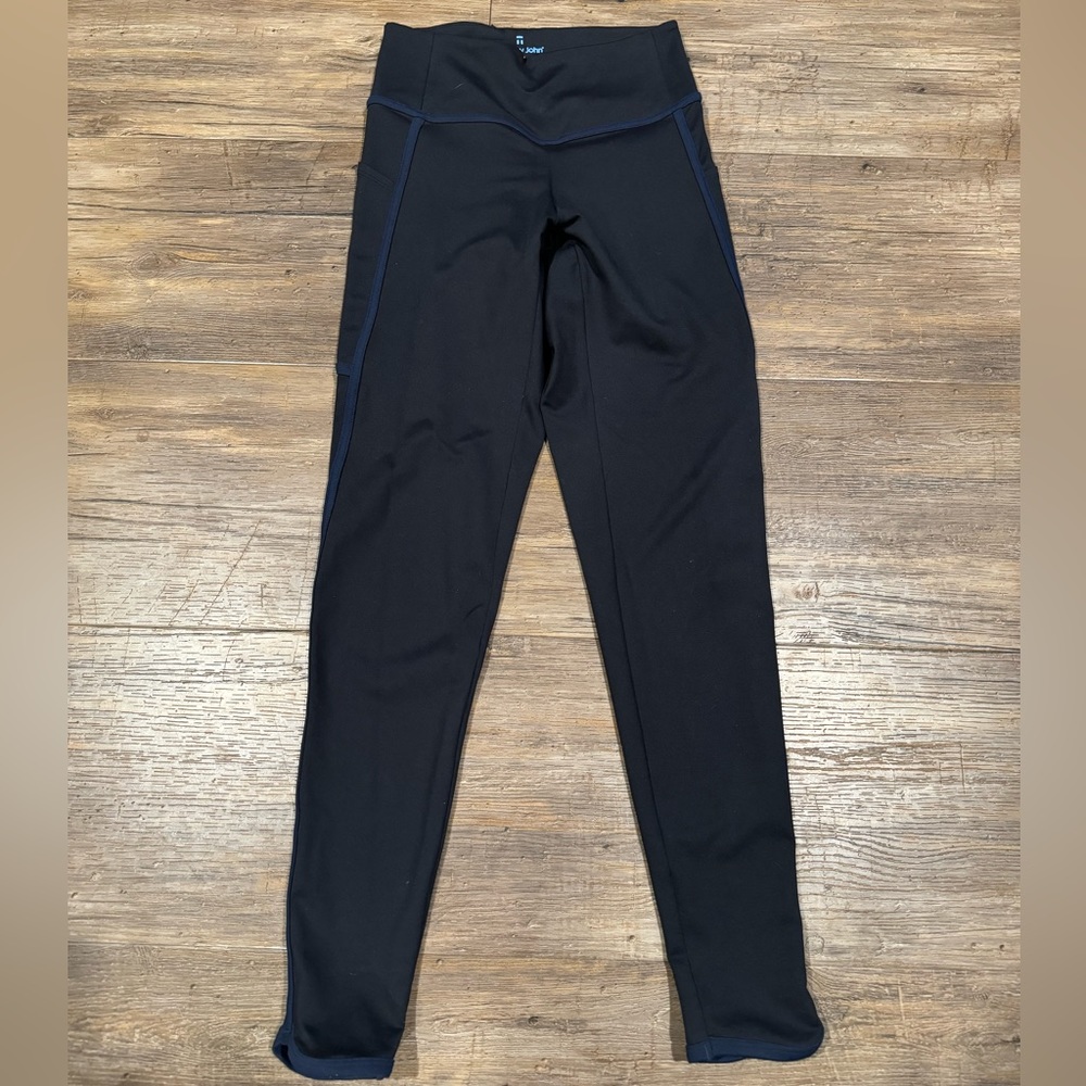 Tommy John Women’s Go Anywhere Black Leggings sz Sm EUC